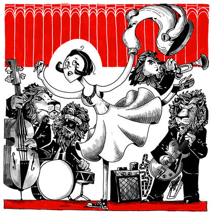 Jazz for kids album illustrations (2019)